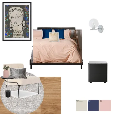 Master bedroom - peach cover Interior Design Mood Board by smallnads on Style Sourcebook