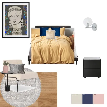 Master bedroom - yellow cover Interior Design Mood Board by smallnads on Style Sourcebook