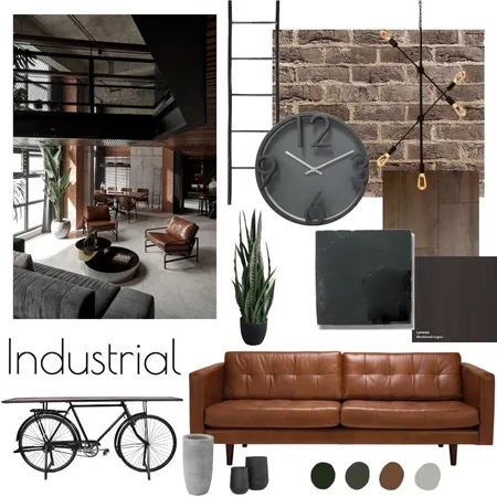 Industrial Mood Board Interior Design Mood Board by meggarf on Style Sourcebook