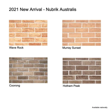 2021 New Arrival - Nubrik Australis Interior Design Mood Board by Brickworks Building Products on Style Sourcebook