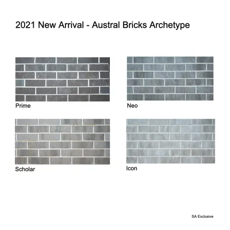 2021 New Arrival - Austral Bricks Archetype Interior Design Mood Board by Brickworks Building Products on Style Sourcebook
