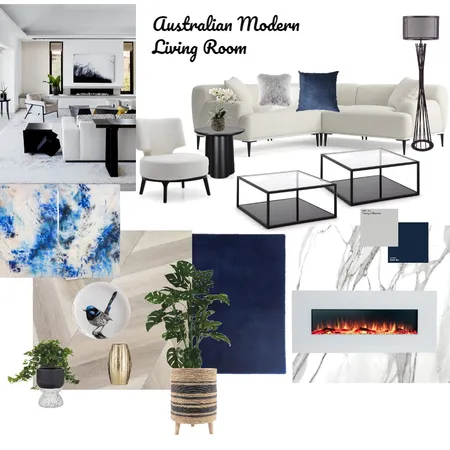 Modern Australian Living Interior Design Mood Board by Casabella on Style Sourcebook