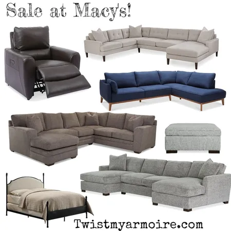 Sale at Macy's Interior Design Mood Board by Twist My Armoire on Style Sourcebook