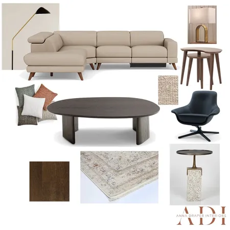 Hu - Living room 2 Interior Design Mood Board by Anna Draper Interiors on Style Sourcebook