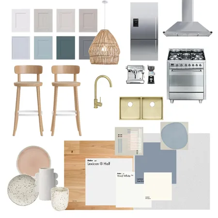Coastal Kitchen Interior Design Mood Board by Alana Turner on Style Sourcebook