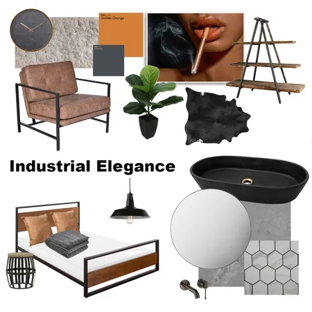 Industrial Elegance Interior Design Mood Board by Emily Goldsmith on Style Sourcebook