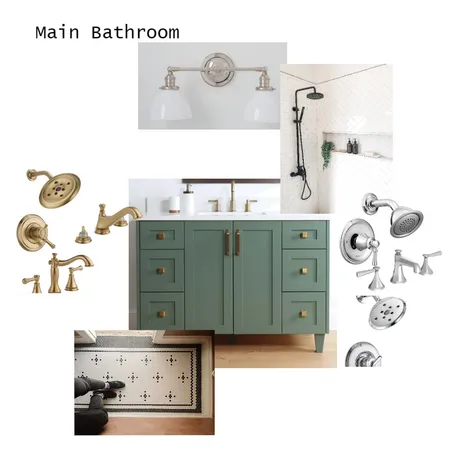 404 Third Ave Main Bath Interior Design Mood Board by alexnihmey on Style Sourcebook