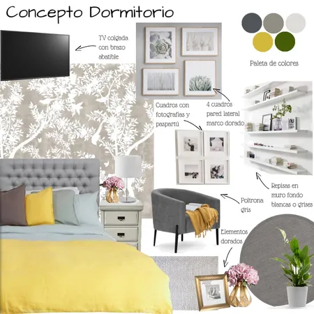 dormitorio Interior Design Mood Board by caropieper on Style Sourcebook
