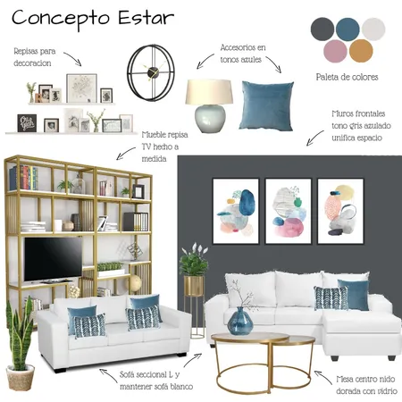 Estar Interior Design Mood Board by caropieper on Style Sourcebook