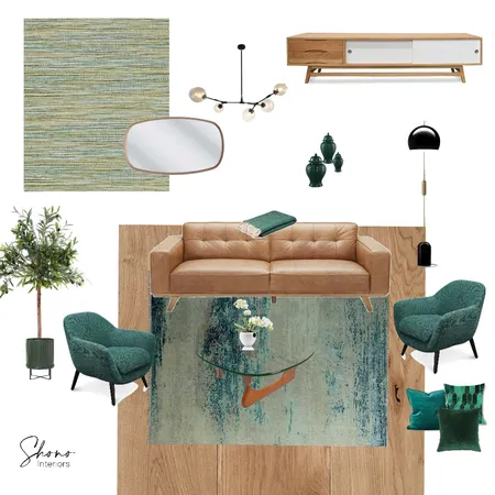 mid modern living room Interior Design Mood Board by Shonointeriors on Style Sourcebook