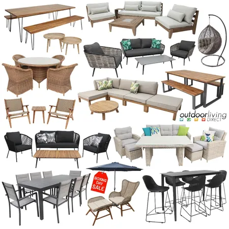 Outdoor living direct boxing day Interior Design Mood Board by Thediydecorator on Style Sourcebook