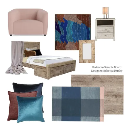 Bedroom Sample Board Interior Design Mood Board by Bec Hurley on Style Sourcebook