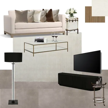 HAWKE - Final Concept Living 1 Interior Design Mood Board by Kahli Jayne Designs on Style Sourcebook