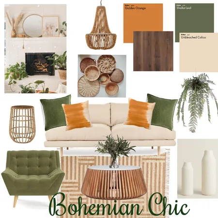 Bohemian Chic Mood Board Interior Design Mood Board by Jacie Chadwick on Style Sourcebook