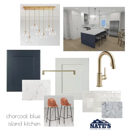 st clair blue island Interior Design Mood Board by lincolnrenovations on Style Sourcebook