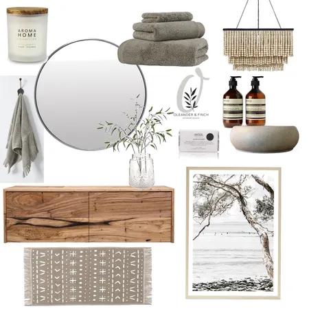 Eucalyptus En-suite Interior Design Mood Board by Oleander & Finch Interiors on Style Sourcebook