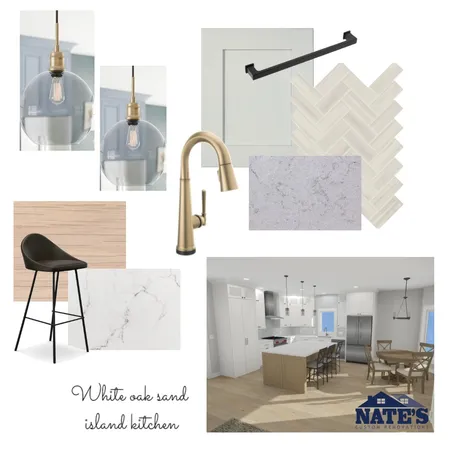 natural white oak kitchen Interior Design Mood Board by lincolnrenovations on Style Sourcebook