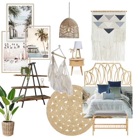 Boho Teenage Retreat Interior Design Mood Board by Jenny Teaca on Style Sourcebook