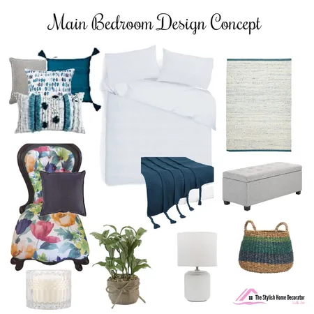 Nicolette Jane Main Bedroom Interior Design Mood Board by stylishhomedecorator on Style Sourcebook