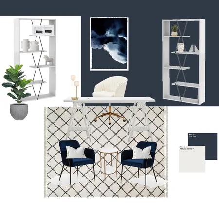 Glam Scandi Office Project Interior Design Mood Board by Stacey Newman Designs on Style Sourcebook