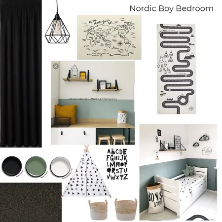 Oliver's Bedroom Moodboard Interior Design Mood Board by Joanne Marie Interiors on Style Sourcebook