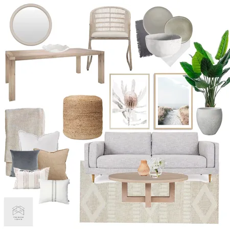 Modern Australian Living Interior Design Mood Board by The Room Update on Style Sourcebook