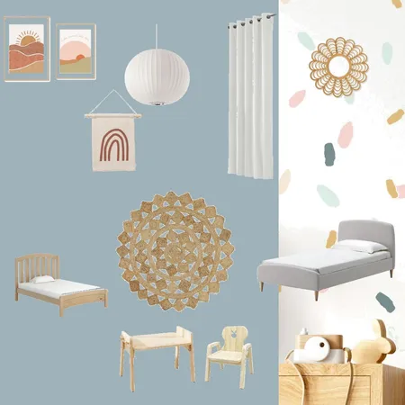 חדר הבן והבת Interior Design Mood Board by galia cohen on Style Sourcebook