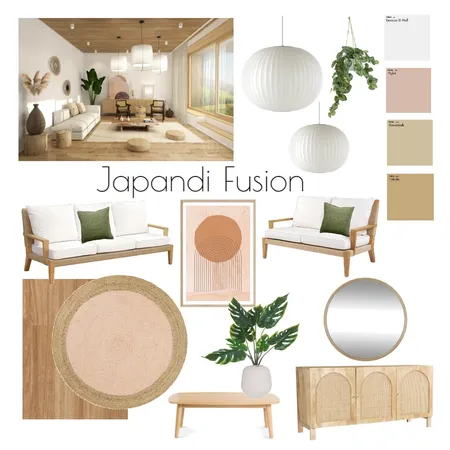 Lisa Budd Assignment 3 Japandi Mood Board Interior Design Mood Board by Lisa Budd on Style Sourcebook