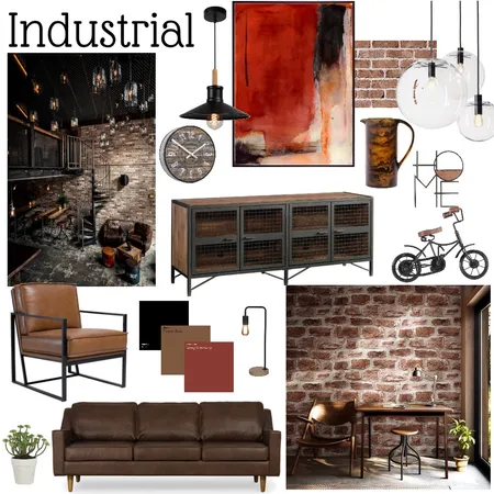 Industrial Interior Design Mood Board by ashleighpaige on Style Sourcebook