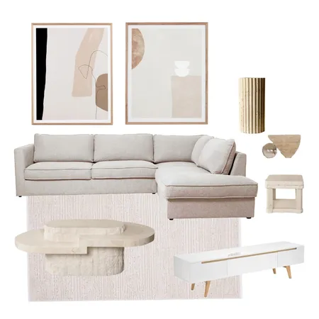 Lounge Room + modern art Interior Design Mood Board by Soosky on Style Sourcebook