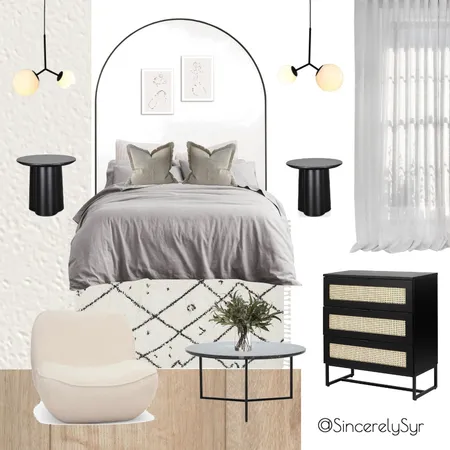 @sincerelysyr - minimal retro bedroom Interior Design Mood Board by SincerelySyr on Style Sourcebook