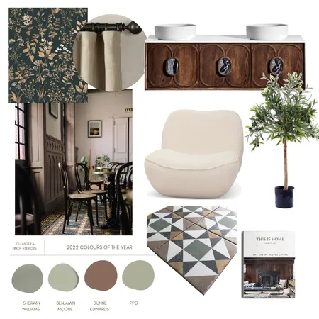 2022 colours of the year Interior Design Mood Board by Oleander & Finch Interiors on Style Sourcebook