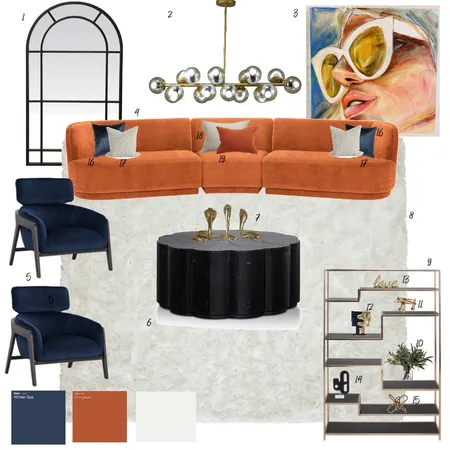 Contemporary living room Interior Design Mood Board by Jessyanne99 on Style Sourcebook