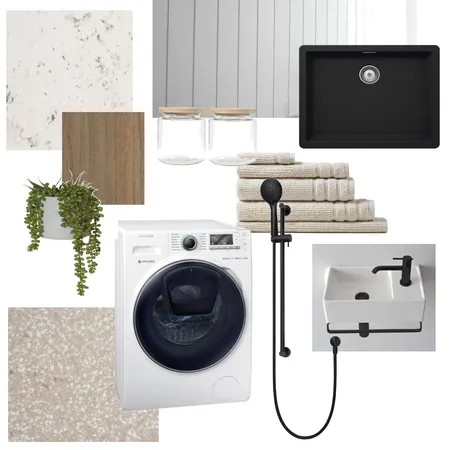 Laundry Interior Design Mood Board by Hosie Interiors on Style Sourcebook