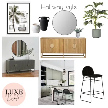 Hallway Style Interior Design Mood Board by Luxe Style Co. on Style Sourcebook