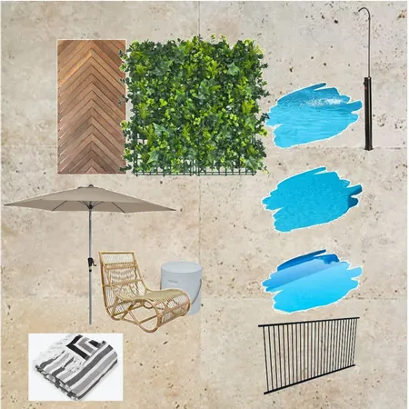 Pool Area Interior Design Mood Board by karenau on Style Sourcebook