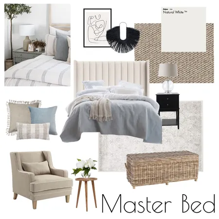 Master Bed Interior Design Mood Board by chlofelly on Style Sourcebook