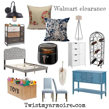 Walmart 1.4 Interior Design Mood Board by Twist My Armoire on Style Sourcebook