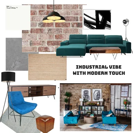Industrial vibe with modern touch Interior Design Mood Board by Sylwia on Style Sourcebook
