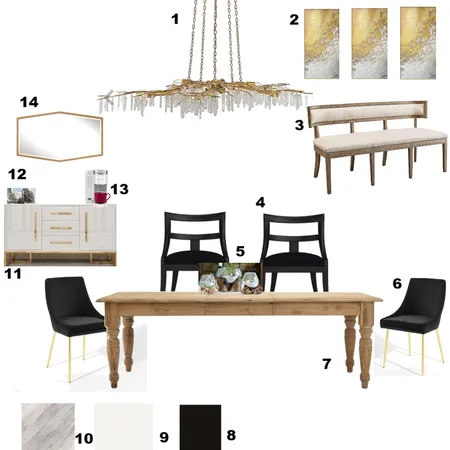 Dining Room Interior Design Mood Board by RuralBirch on Style Sourcebook