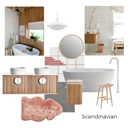 Scandinavian Bathroom Interior Design Mood Board by Ausra on Style Sourcebook