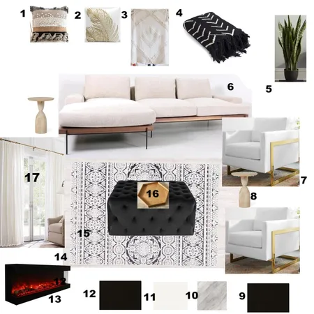 Living Room Interior Design Mood Board by RuralBirch on Style Sourcebook