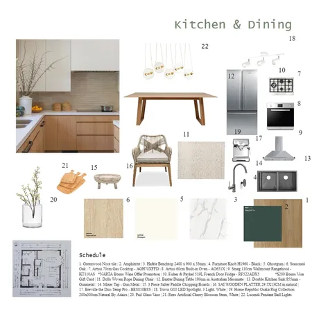 module 9 kitchen and dining Interior Design Mood Board by karensiatay on Style Sourcebook