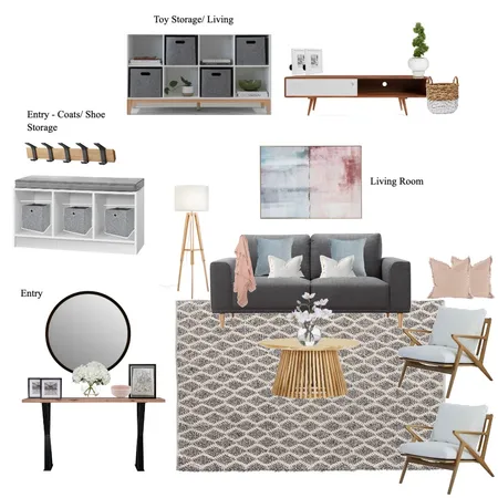 Jared And Lauren Living Interior Design Mood Board by Hayley Marie Interiors on Style Sourcebook