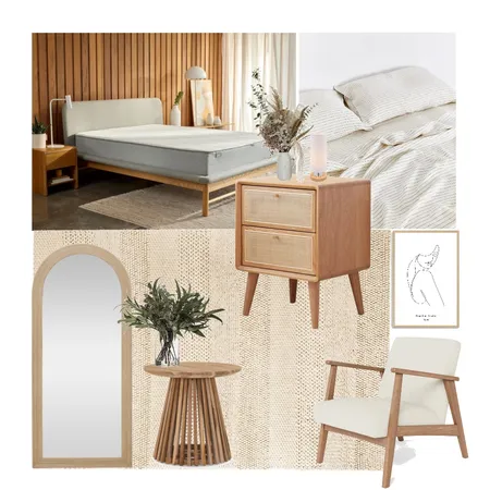 Serene scandinavian bedroom Interior Design Mood Board by heyimdanielle on Style Sourcebook