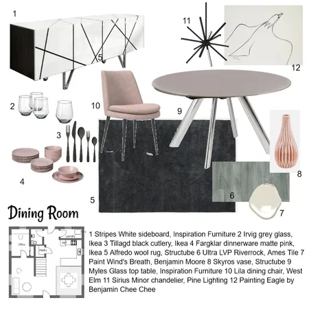 Module 9 dining room Interior Design Mood Board by Beverlea on Style Sourcebook