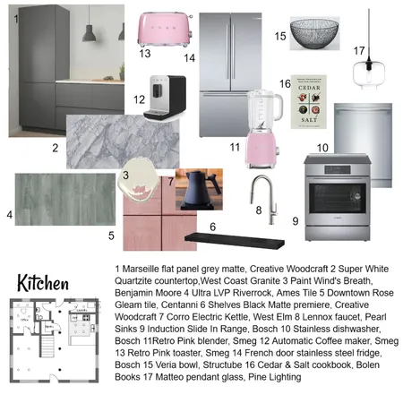 Module 9 kitchen Interior Design Mood Board by Beverlea on Style Sourcebook
