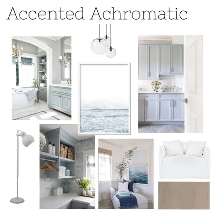 Accented Achromatic1 Interior Design Mood Board by juliabat on Style Sourcebook