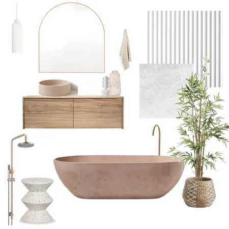 Bathroom Interior Design Mood Board by Stone and Oak on Style Sourcebook