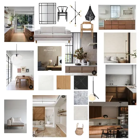 מוד בורד למטבח וסלון Interior Design Mood Board by lirante on Style Sourcebook